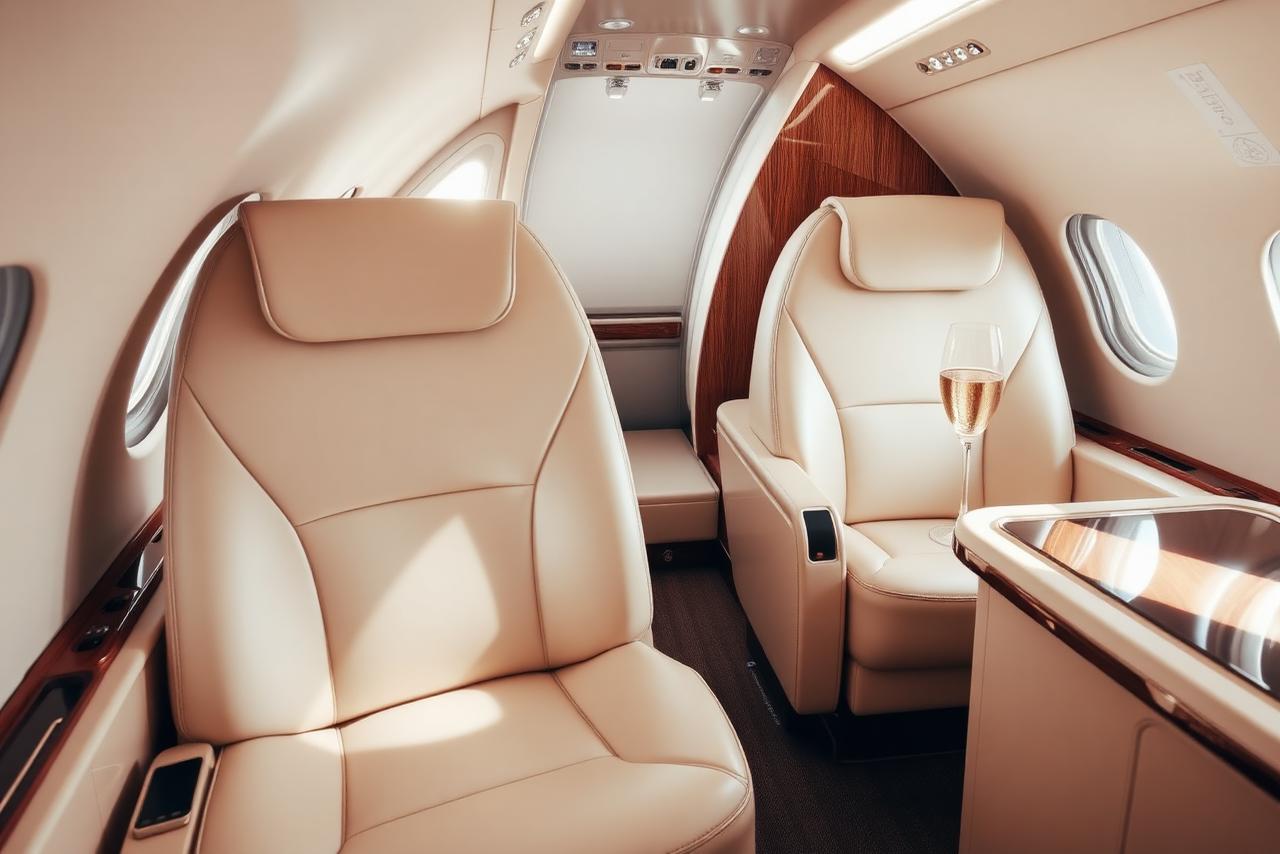 Private jet journeys